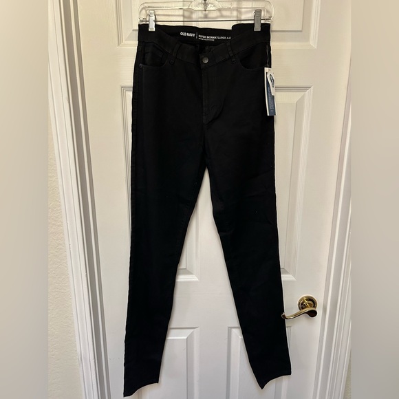 Old Navy Black Super Skinny Jeans - Picture 1 of 4